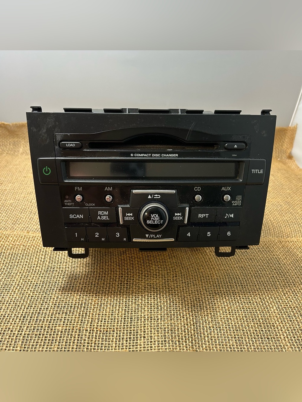 2010-2011 Honda CR-V 39100-SWA-A011-M1 OEM Radio 6 Disc CD Changer (Panasonic)